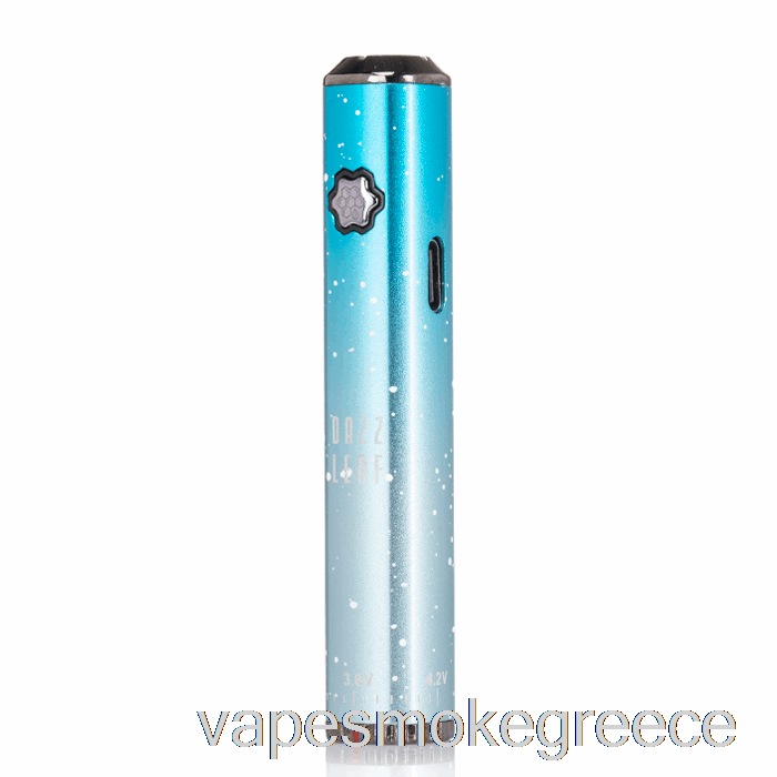 Vape Greece Dazzleaf Squarii Bottom Twist 510 μπαταρια Sky Blue Splatter